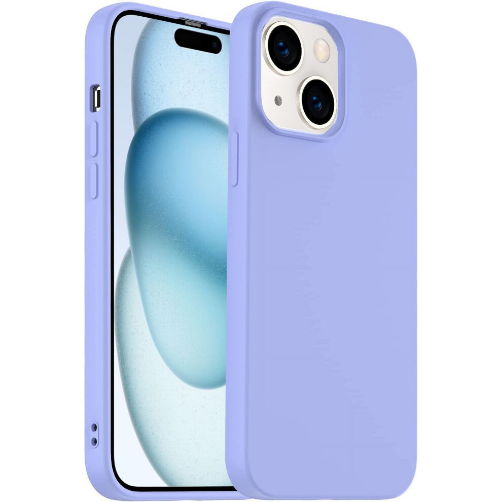 Iphone 15 Plus Case Â Ultra Slim Shockproof Silicone With Soft Microfiber Lining & Enhanced Camera Protection (Lavender ), Compatible With Purple 9418476726934