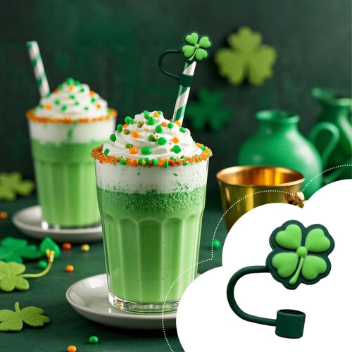 Décorations de gâteaux en paille pour la Saint-Patrick, style irlandais