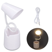 Modern LED Learning Light Step-Less Dimming Touch Control Wall Mount Reading Lamp USB Output Foldable Flexible Gooseneck Lamp for University