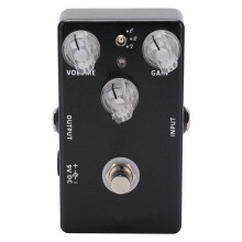 Pédale d'effet guitare Distorsion Overdrive avec potentiomètre de tonalité. Signal pur, distorsion à gain élevé, réduction du bruit, true