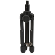 Durable Mic Clip Microphone Stand All Metal Construction Stable Tripod Base Adjustable Height For Broadcasting With Precision Production And