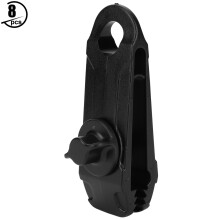 Adjustable Spiral Thumb Screw Tarp Clamp Secure Anchor Points Weather Proof Durable Composite Material All Season Use Easy To Use Superior Holding