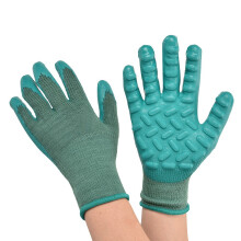 Breathable Non Slip Gardening Gloves For Women Men, Wear Resistant Rubber Coated Work Gloves With Super Grippy Texture For Outdoor Activities