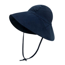 Baby Girls Sun Hat, UPF 50+ Wide Brim, Adjustable Drawstring, Soft Cotton, Breathable & Travel-Friendly, 2–4Y, Pink/Blue
