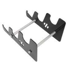 Supporto espositivo per tastiera meccanica a 3 livelli in acrilico, nero, 250x160x135mm