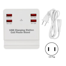 Strømadapter USB-opladerstation Kompakt design Bærbar oplader Universel kompatibilitet Hurtigoplader Certificeret Sikker Bred kompatibilitet til
