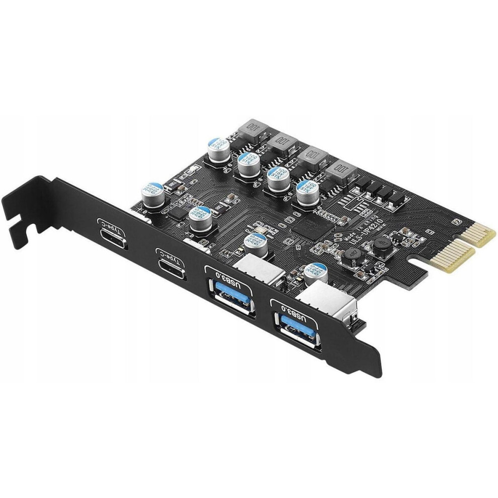 Usb3.0 Pcie Card 2 * Usb A Port+2 * Usb C Port/Usb3.2 Gen1 Expansion Card 9130661962759