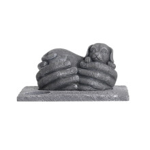 Statue en résine faite à la main, résistante aux intempéries, pour la décoration extérieure du jardin, hommage à un membre de la famille,