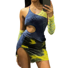 Bodycon Mini Skirts Women Halter Backless Dress Off Shoulder Crop Tube Tops Stretchy Breathable Fabric Grunge Style Party Clubwear With Deep V Neck