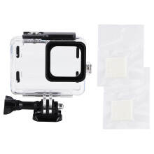 HD Shooting Compatible Waterproof Housing Case for GoPro Hero9, Double Lock Mechanism and Extra Protection Against Dust