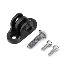 Adaptador universal para suporte de câmera em liga de alumínio para ciclismo, compatível com dispositivos GoPro, Garmin e Bryton. Estrutura