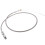 Braided Throttle Idle Cable Kit Iron Silver 1 Set DIY Enthusiasts 1