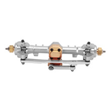Eje delantero de aleación de aluminio para coche SCX24RC, capacidad todoterreno extrema, engranaje de sobremarcha, rendimiento de manejo mejorado,