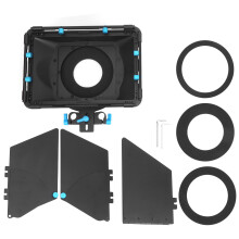 Fits For Almost All Cameras Matte Box Kit Universal Design Swing Away Mechanism Rugged Lightweight Complete Protection Flags Greatly Block Lights For