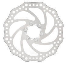 Disque de frein de 160 mm pour trottinette/vélo, en acier allié avec rainures de refroidissement optimisées et système de fixation directe, pour