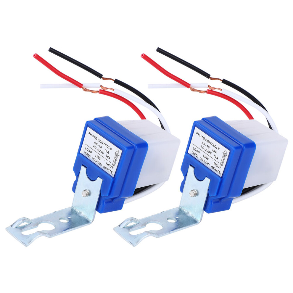 Light Sensor Switch Photocell Auto On Off Intelligent Automatic Light Switch With Time Delay Anti Interference Rainproof Lightning Protection Circuit 9370362951656