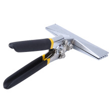 Pince à sertir manuelle ergonomique pour tôles, mâchoires robustes en acier forgé, sertissage de précision, poignée antidérapante,