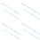 Varão de cortina ajustável com mola, branco, de 60 a 109 cm (24 a 43 polegadas), ideal para armários, guarda-roupas e janelas – Sem necessidade 1