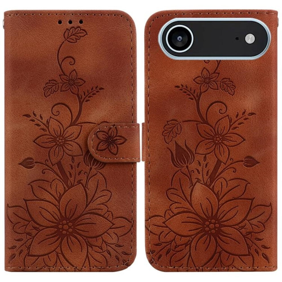 Pu Leather Flip Wallet Case For Iphone Air 6.5" With Brown 9165521188758