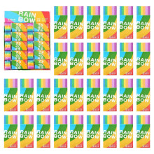 Rainbow Design Eraser Multi Purpose Color Eraser With Good Weight And Thickness Back To School Supplies For Kids Birthday Party Gifts Classroom