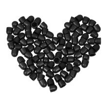 100Pcs Black Screw Nut Caps Protective Covers for Bolts and Nuts Easy Installation Nylon