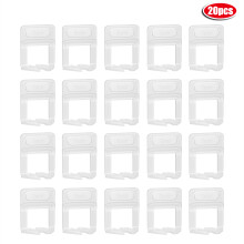Clipes profissionais para sistema de nivelamento de azulejos que fixam e alinham as peças, garantindo planicidade e eliminando desníveis para um