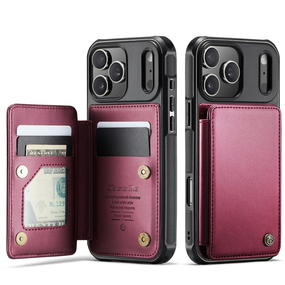 Caseme Leather Wallet Case For Compatible With Iphone 17 Pro MaxâRfid Blocking, Magnetic Clasp, Kickstand, Shockproof 9485826668558