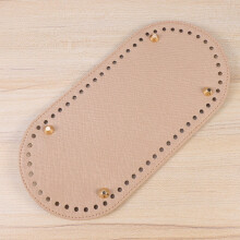 1Pack Purse Bottom Crochet PU Golden Simple for Women Bags