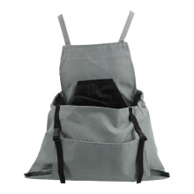 Heavy Duty Canvas Gardening Apron with Large Pockets, Adjustable Straps & Double Stitched Design