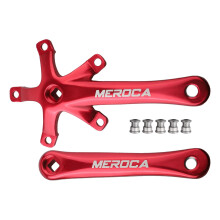 170mm Bicycle Crank 130 for Bcd Left And Right Crank Set for Mountain Bike Red