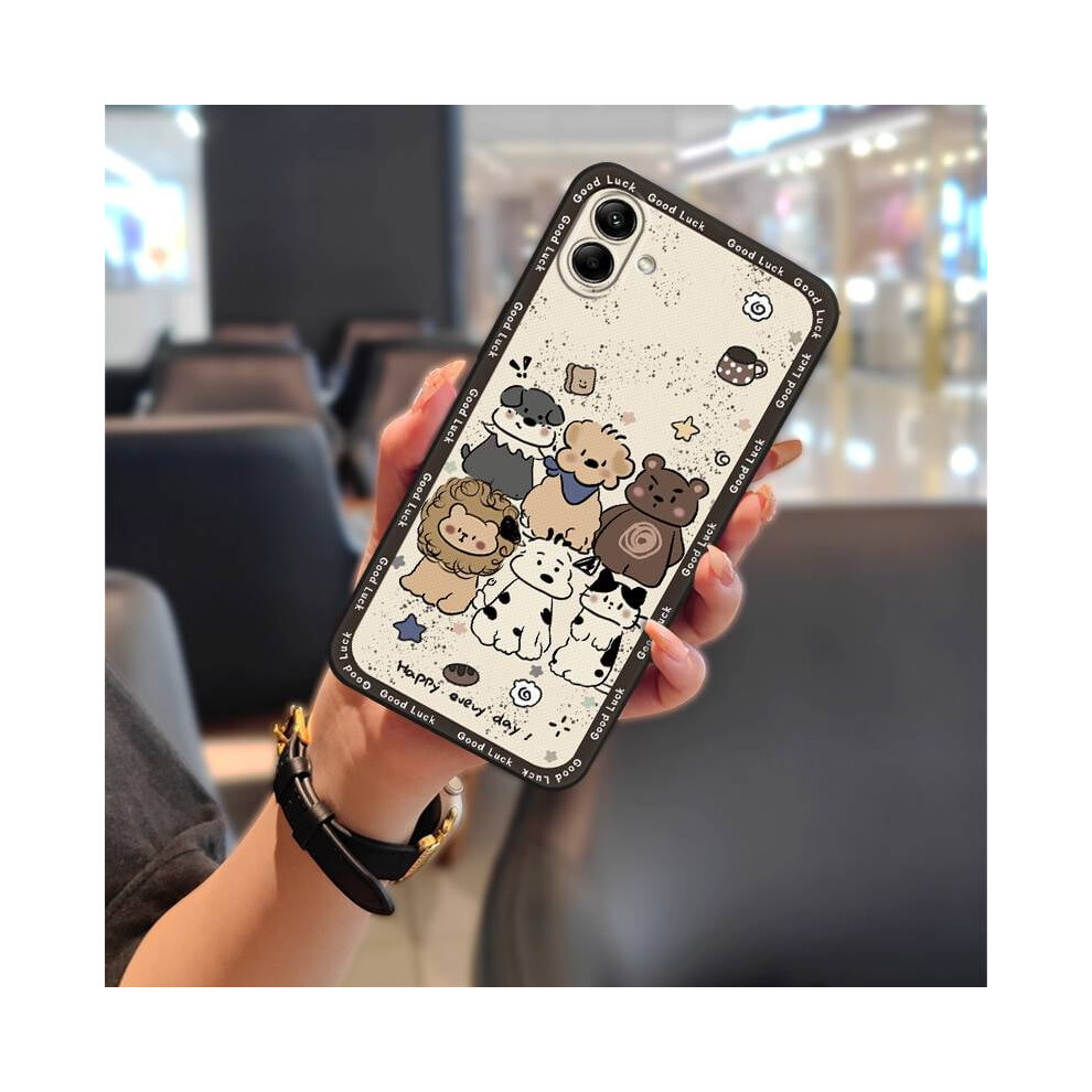 Phone Case Compatible With Samsung Galaxy A05/Sm-A055f/F05/M05 Â Cartoon Tpu Soft Shockproof Animal Graffiti Cover 9418476728501