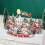 Carte de Noël 3D en papier à monter soi-même 1