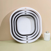 Plastic Folding Basins Portable Wash Basins Folding Laundry Tub Adult Baby Bath Basin Bathroom Kitchen Accessories Wash Basin