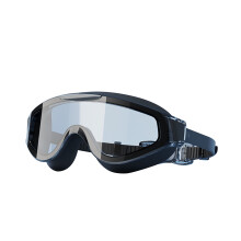 Adjustable HD Swim Goggles, Large Frame, Gradient Electroplated Silicone, Anti-Fog, Unisex – Compatible with All Adult Faces