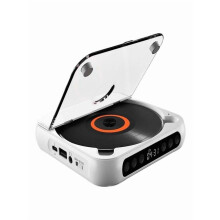 Portable Bluetooth CD Player with HiFi, LCD, 2000mAh Battery, AUX/USB – Compatible with Home/Car/Travel