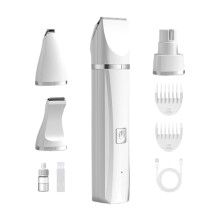 Cordless Electric Dog Grooming Clippers & Nail Grinder Kit – Low Noise, Rechargeable, for Dogs, Cats, Face, Ears, Nails – Compatible with PetGroom