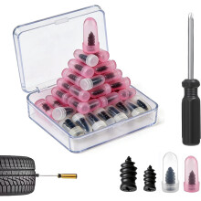 2026 New Tire Repair Kit with 2 Sizes, Fast Self-Service Tools for Car/Truck, Compatible with Tubeless Tires