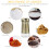 10Pcs and Pepper Storage Bottles Multipurpose Kitchen Jars 5