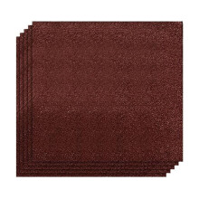 Koffiekleurig glitterkartonpapier, 100 vellen.