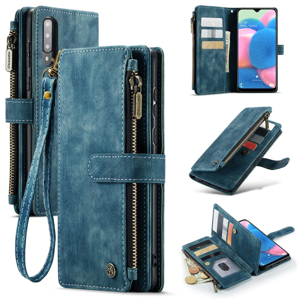 Caseme Wallet Case For Samsung Galaxy A50/A30s/A50s Â Pu Leather Magnetic Flip, Lanyard, Zipper Card Holder 9130661964029