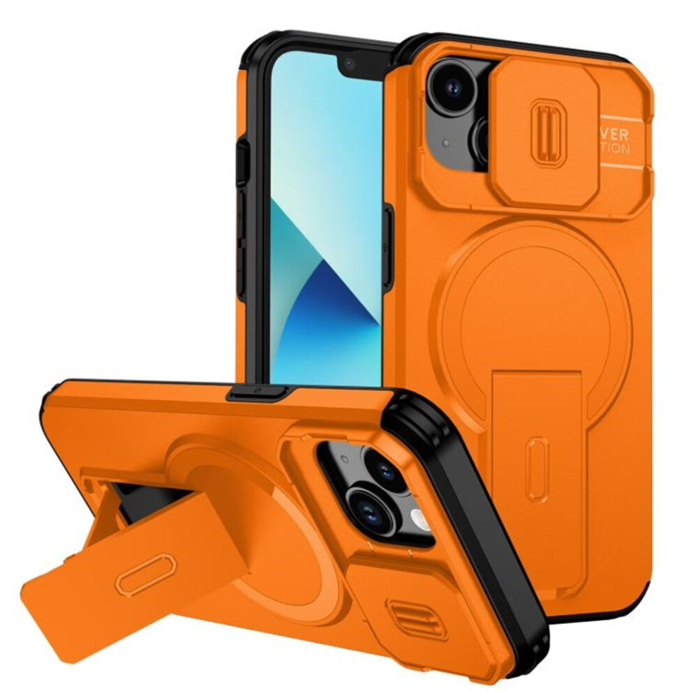 Iphone 14/13 6.1 Inch Case Shockproof With Magsafe Orange 9165521189939