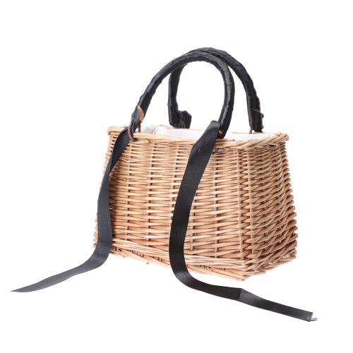 Vævet Rattan Blomstertaske til Kvinder