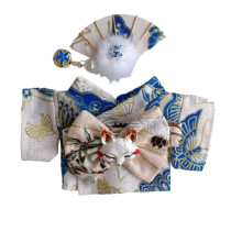 Doll Clothes Sets Japanese Kimono 3 pcs for 15cm 17cm dolls