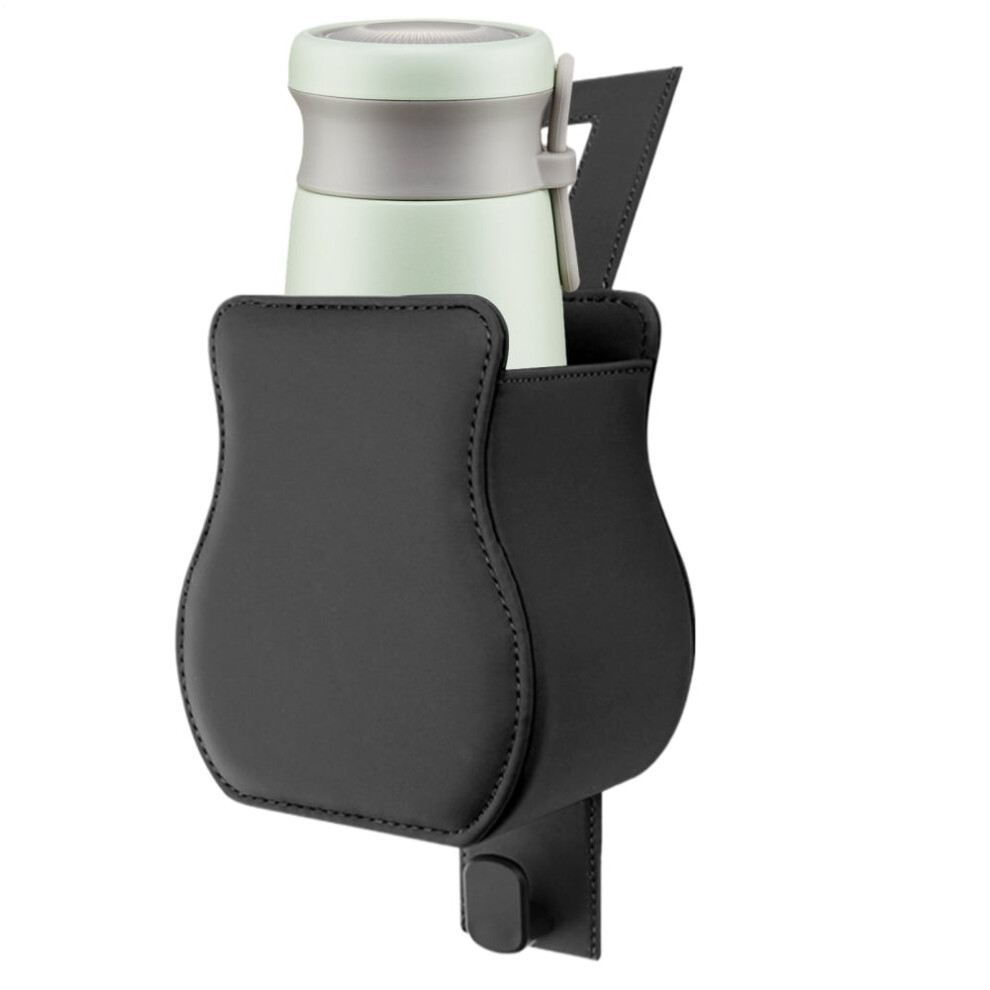 Leather Car Water Bottle Holder For Backseat Â Compatible With Auto, Truck, Suv, Sedan, Rv Cup Holders; Stores Phone, Keys, Purse, Umbrella 9130661965620