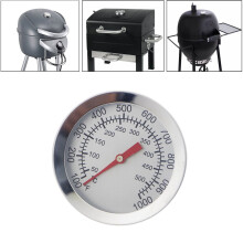 Grillthermometer mit Edelstahlzifferblatt (1 Stück)