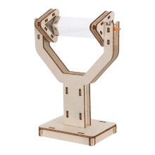 Durable Transparent Glass Prism for Physics and Light Experiments
