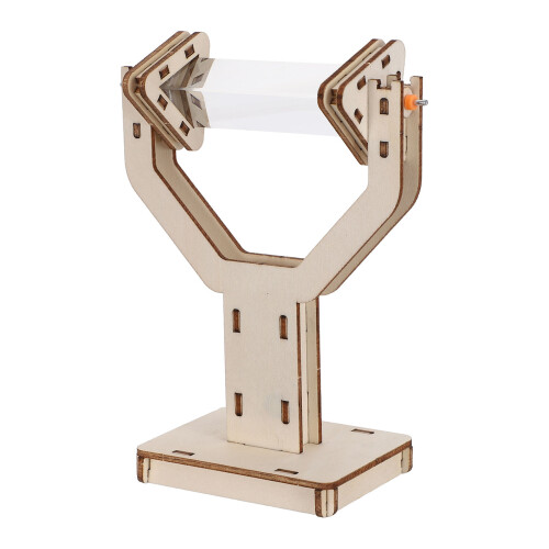 Durable Transparent Glass Prism for Physics and Light Experiments