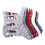 3Ply11Hole S+S+S Προστατευτικά Pickguard για Κιθάρα και Μπάσο, Πλάκα Ξυστό, για Στάνταρ 5