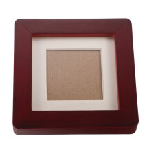 5Pcs Coffee Wood Square Photo Frames Tabletop Display for Home