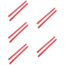 10Stk Holz Rhythmussticks Stick Dunkelrot Sicher & Robust